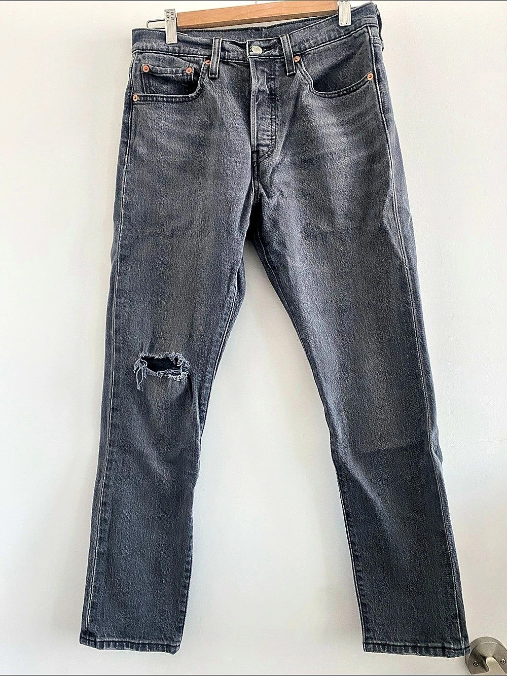 Levi's 501 Skinny Jeans Blue-Gray Jeans W27 L28